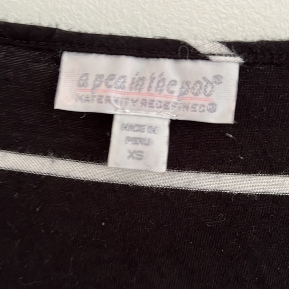 A Pea in the Pod Maternity Striped Shirt - Picture 2 of 4